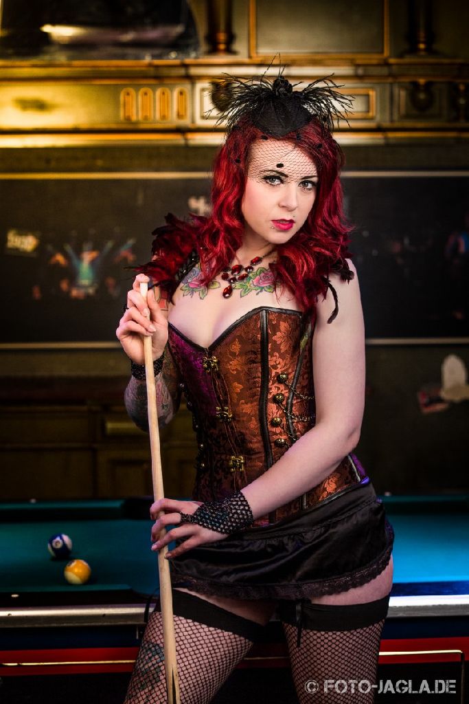 Modern Pinup Shooting mit Strange Pussycat
in der Rock-Kneipe Engel, Altstadt D�sseldorf