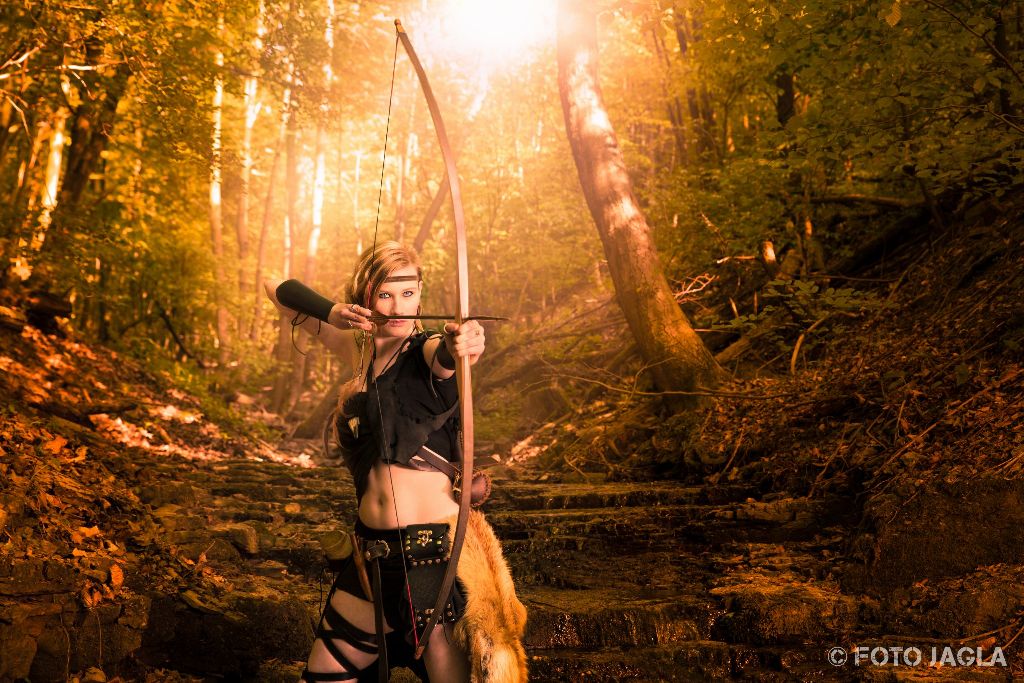 Fantasy Amazonen Shooting mit Model Naht�l, Mai 2015
