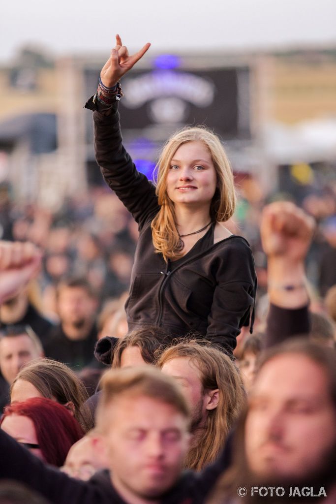 Impressionen w�hrend Kataklysm auf dem Rockharz 2015