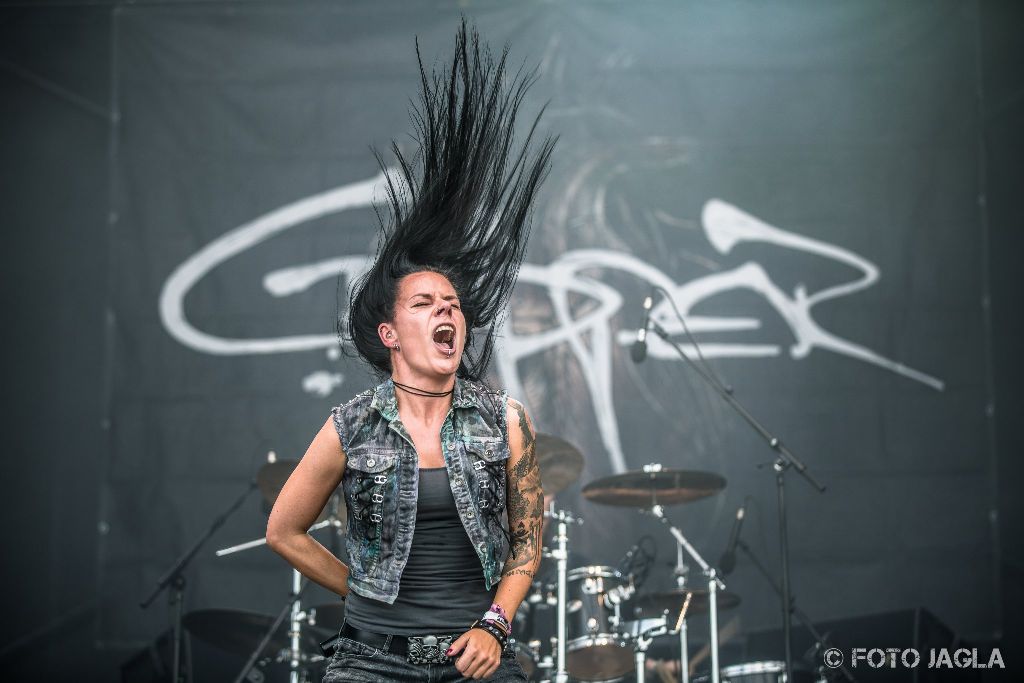 Cripper (Britta G�rtz) auf dem Rockharz 2015