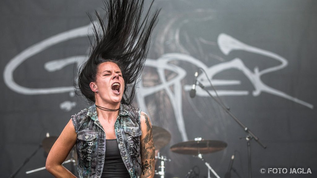 Cripper (Britta G�rtz) auf dem Rockharz 2015
