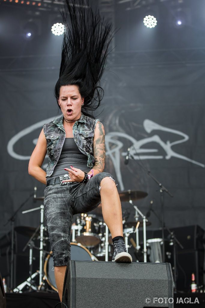 Cripper (Britta G�rtz) auf dem Rockharz 2015