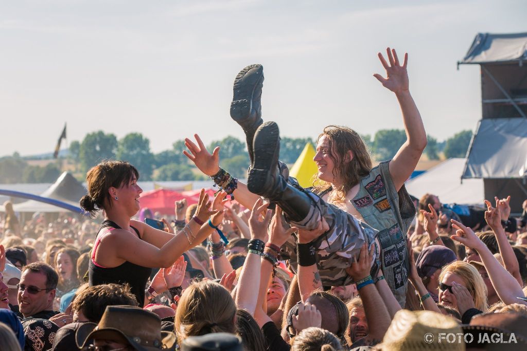 Impression auf dem Rockharz 2015