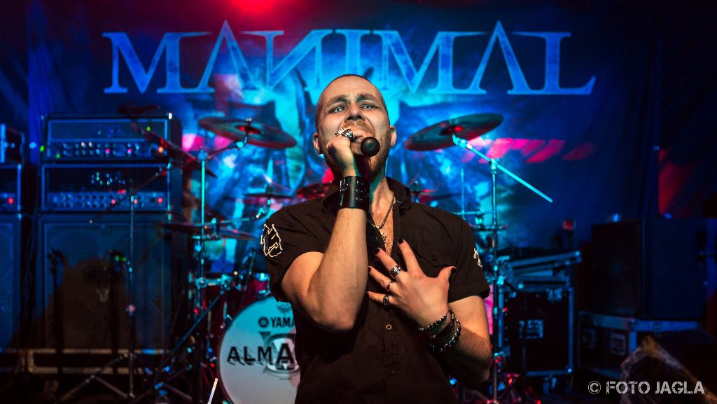 Manimal als Support Act von Orden Ogan auf der 