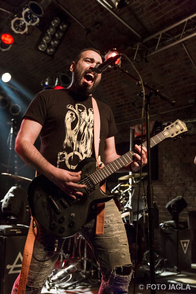 Poem als Support Act auf der Amorphis �Under The Red Cloud� Tour am 17.04.2016 in Bochum (Matrix)