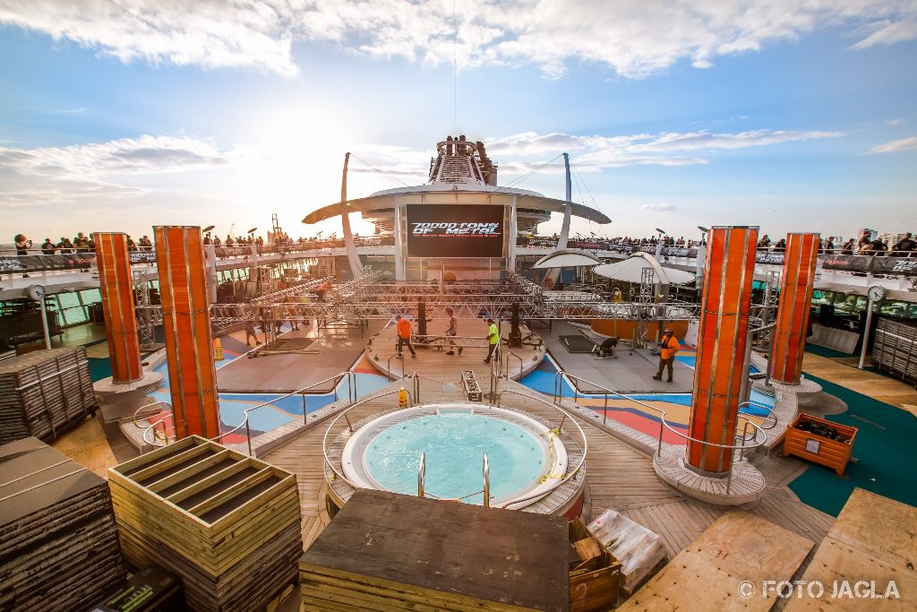 70000 Tons Of Metal 2017
Aufbau der Pooldeck-Stage
