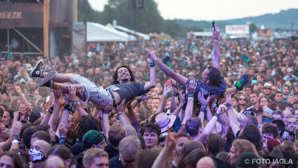 Summer Breeze Open Air 2017 in Dinkelsb�hl
Impression bei ELUVEITIE vor der Summer Stage