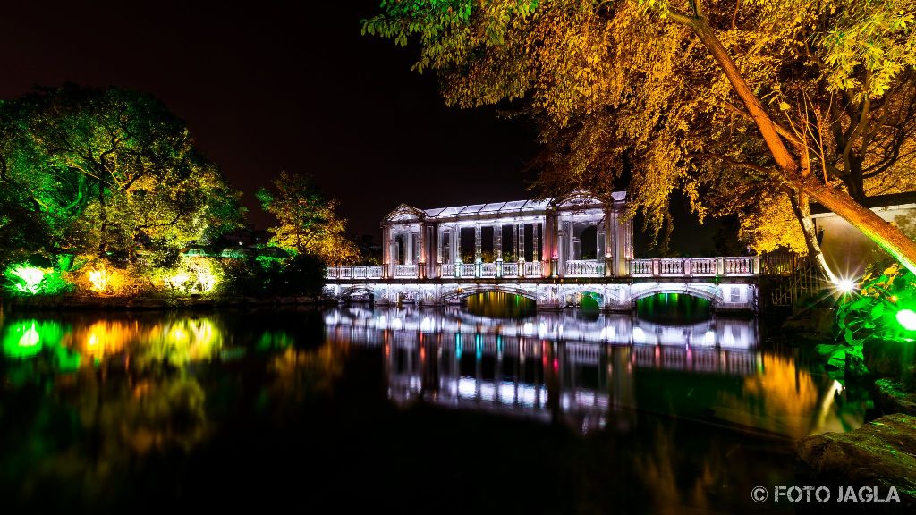 China - Guilin
Bridge in illuminated city park in Guangxi