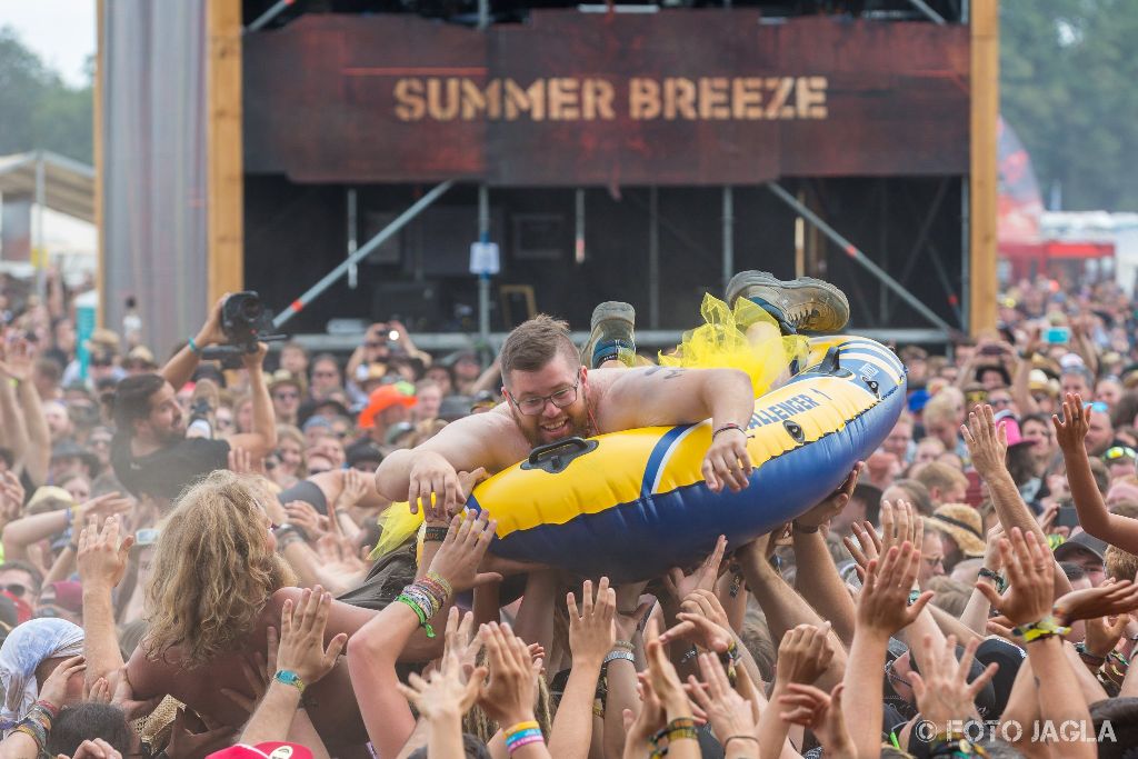 Summer Breeze Open Air 2018 in Dinkelsb�hl (SBOA)
Impressionen bei J.B.O. vor der Main Stage