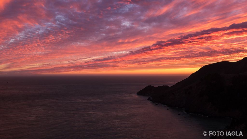 Kalifornien - September 2018
Sonnenuntergang an der Golden Gate Bridge
San Francisco - Battery Spencer
