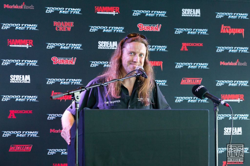 70000 Tons of Metal 2019
Veranstalter Andy Piller bei der Pressekonferenz