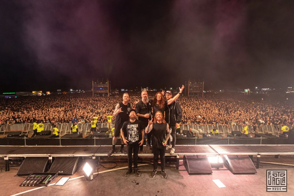 Abschlussfoto von IN FLAMES
Summer Breeze 2019 in Dinkelsb�hl