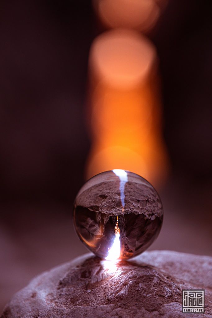 Buckskin Gulch in Kanab - View through a Lenseball
Slot Canyon in Utah 2019