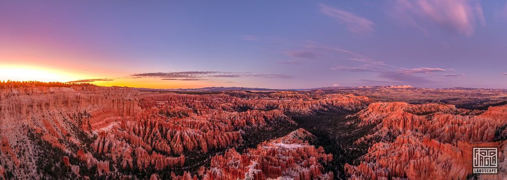 Sunset at Bryce Point in Bryce Canyon National Park
Utah 2019