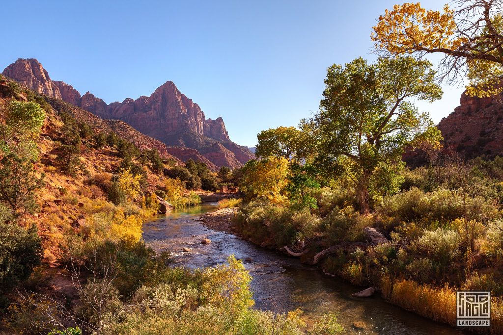 Virgin River near Canyon Junction Bridge in Zion National Park
Utah 2019