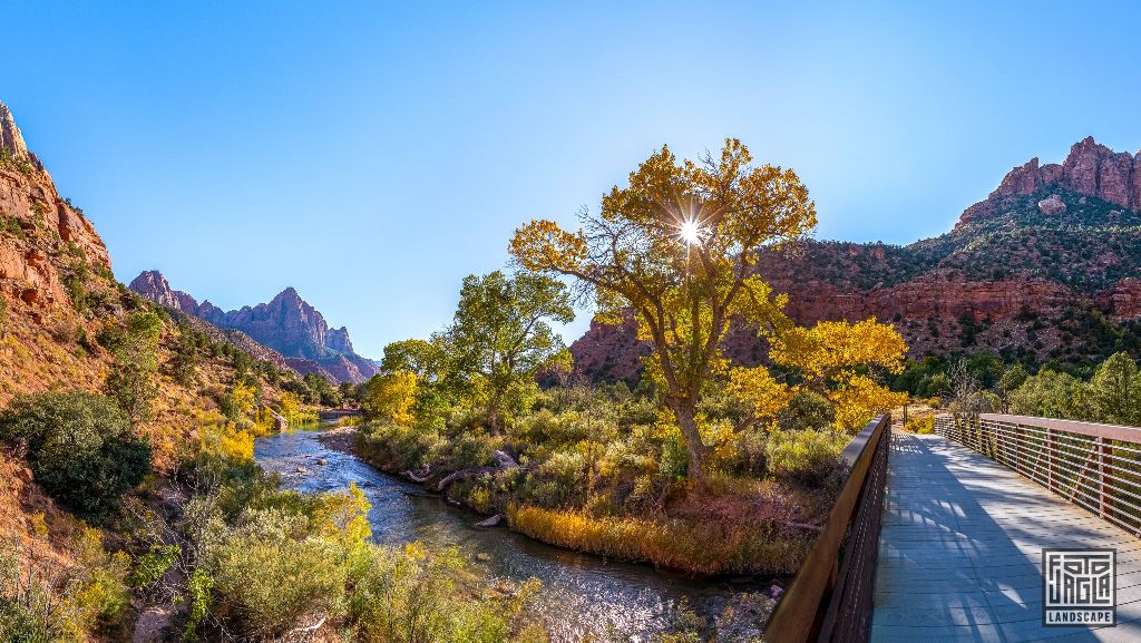 Virgin River near Canyon Junction Bridge in Zion National Park
Utah 2019