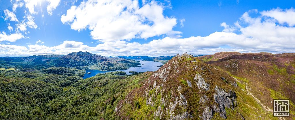 Sicht vom Ben A'an �ber Loch Katrine
Loch Lomond and The Trossachs National Park
Schottland - September 2020