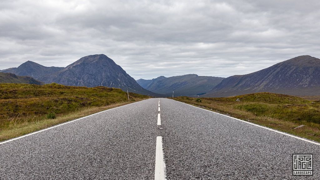 Sicht auf Glencoe Mountain von der A82
Schottland - September 2020