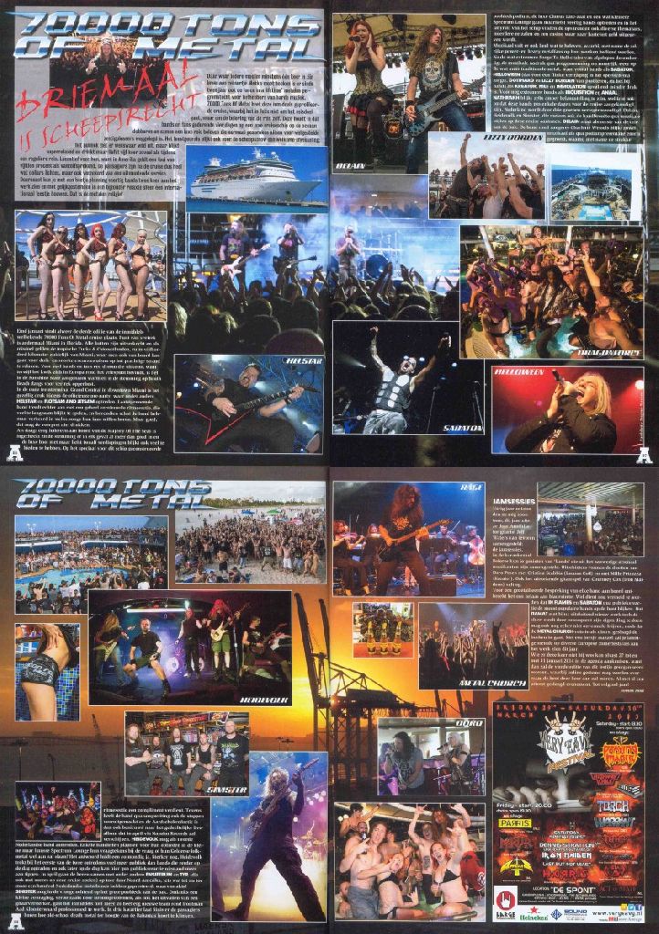 70000 Tons of Metal 2013 Fotos im Aardschok (Netherlands) - March 2013