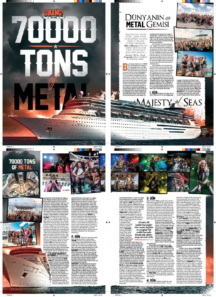 70000 Tons of Metal 2013 Fotos im Head Bang (Turkey) - April2013